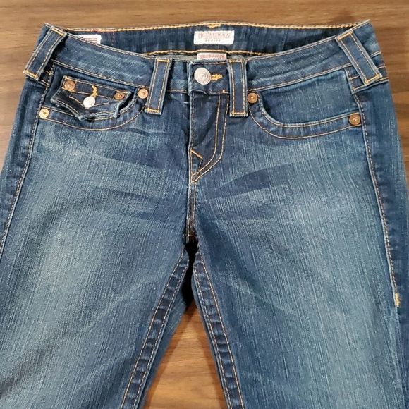 True Religion‎ Becky Petite Bootcut Jeans Size 29 - Picture 2 of 10